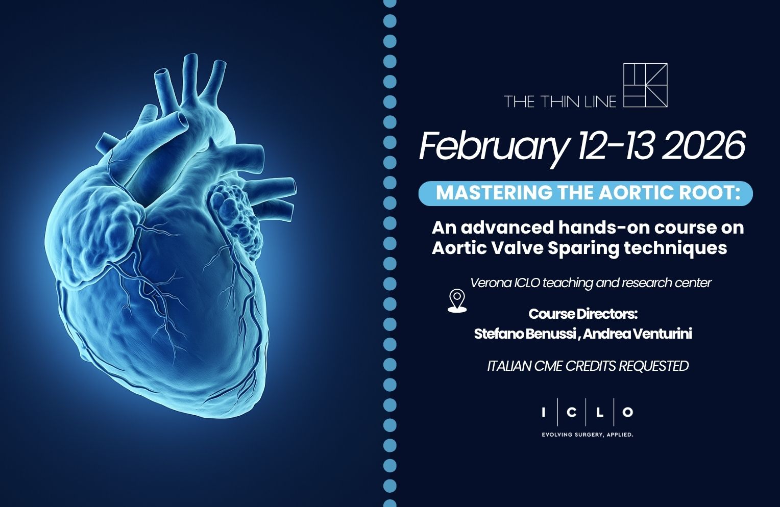 MASTERING the aortic root: An advanced hands-on course on Aortic Valve Sparing techniques 2026